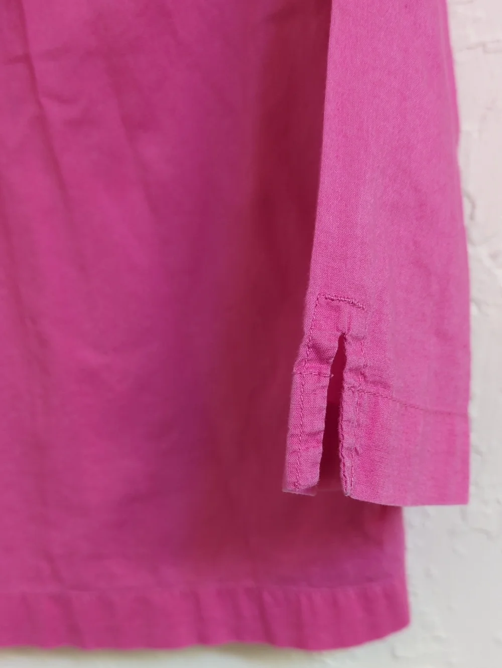 GAP Kids Fuschia Pink Hooded Long Sleeve Embroidered Cotton Tunic Size 4-5